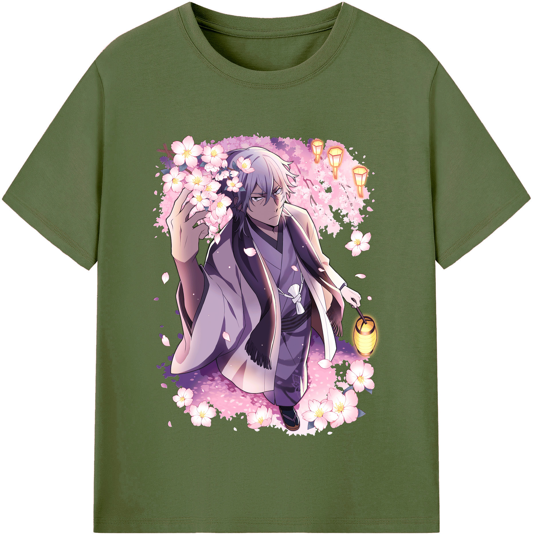（画像用） 文豪ストレイドッグス Bungo Stray Dogs 綿100％半袖Tシャツ（フロントプリント）